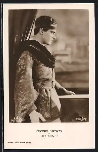 AK Ramon Novarro in Ben-Hur, Filmszene