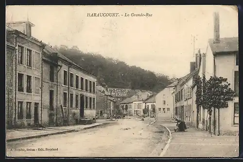 AK Haraucourt, La Grand-Rue