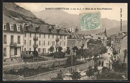 AK Barcelonnette, Hotel de la Sous-Préfecture