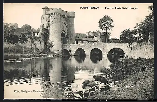 AK Parthenay, Pont et Porte Saint-Jacques