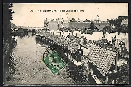 AK Vierzon, l'Yévre, les Lavoirs de l'Yévre