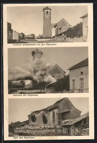 AK Leintrey, Vor und während und nach der Explosion
