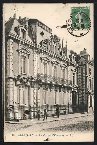 AK Abbeville, la caisse d'epargne