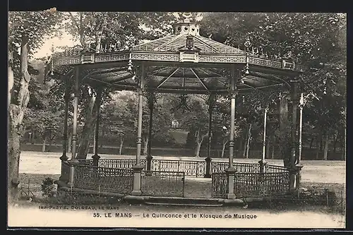 AK Le Mans, Le Quinconce et le Kiosque de Musique