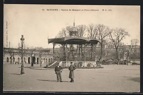 AK Bayonne, Square de Musique et Place d`Armes