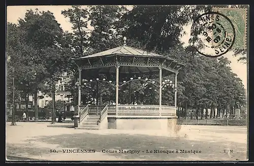 AK Vincennes, Cours Marigny, Le Kiosque à Musique