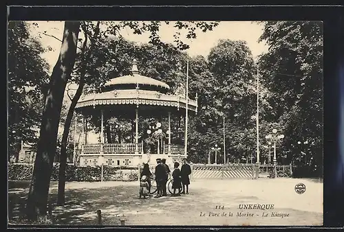 AK Dunkerque, Le Parc de la Marine & le Kiosque