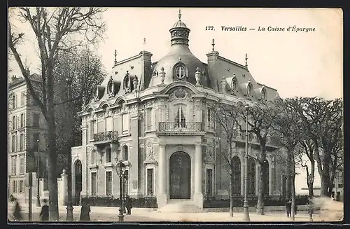 AK Versailles, La Caisse d'Epargne