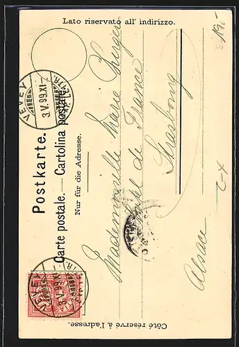 Lithographie Vevey, Hotel Mooser, Inh. P. Koehler-Mooser