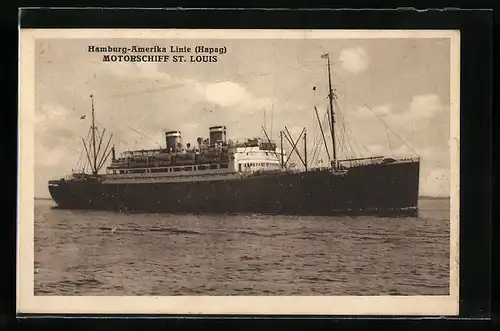 AK Motorschiff St. Louis der Hamburg-Amerika Linie