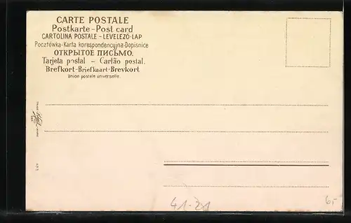 Lithographie Kriegsschiffe auf See