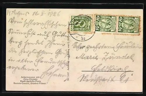 AK Gutenberg, Blick auf das Schloss