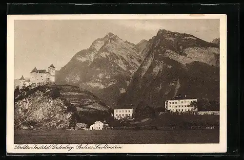 AK Balzers, Töchter-Institut Gutenberg und Schloss