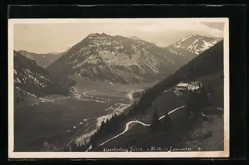 AK Steg, Alpenkurshaus Sücca in den Bergen