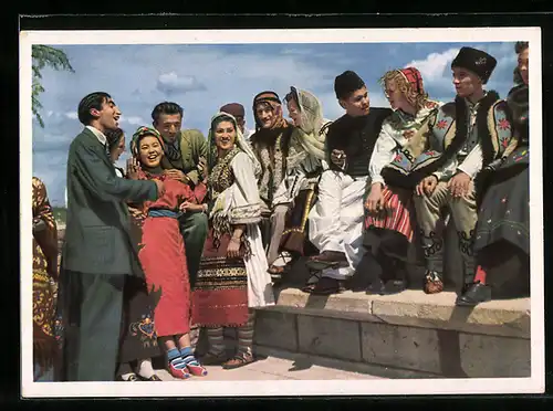 AK Die Jugend der Welt will den Frieden, DDR-Propaganda