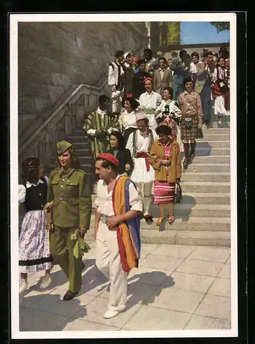 AK Treffen der freien Jugend der Welt, DDR-Propaganda