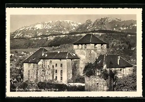 AK Feldkirch, Blick zur Schattenburg