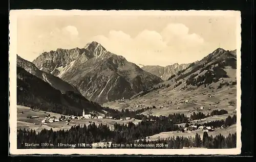 AK Riezlern, Hirschegg, Mittelberg, Widderstein