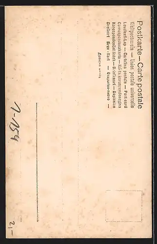 AK König Alexander I. von Serbien, Halbportrait in Uniform