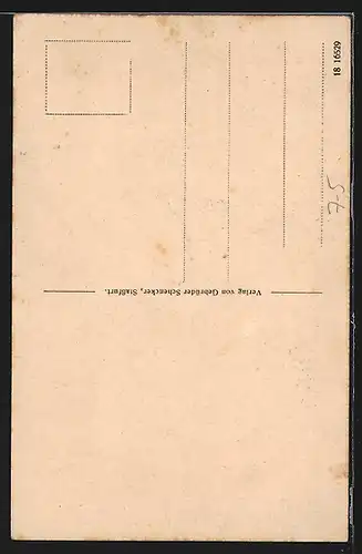 AK Leopoldshall i. Herzogl. Anhalt, Festraum Salzbergwerk u. Mann im Boot bei Mondschein