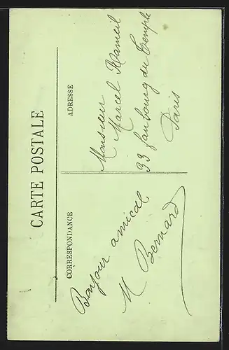 AK Cherbourg /Normandie, Type Normand, M. Gohel dans le Jardigny