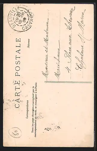 AK Normandie, Frau in Tracht mit Haube