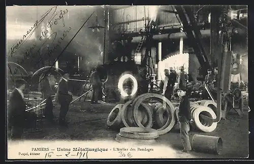 AK Pamiers, Usine Mètallurgique, L`Atelier des Bandages