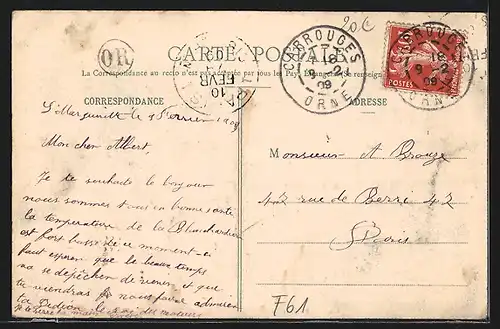 AK Carrouges, Fetes 1908, La Place des Halles