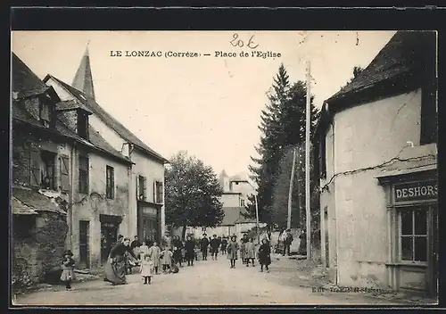 AK Le Lonzac, Place de l`Eglise