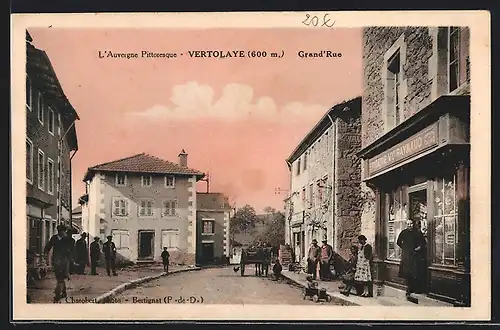 AK Vertolaye, Grand` Rue