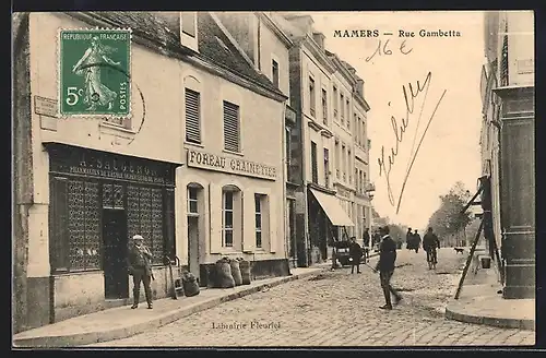 AK Mamers, Rue Gambetta