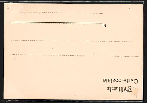 Lithographie Düsseldorf, Industrie-, Gewerbe- und Kunst-Ausstellung 1902, Westfälisches Bauernhaus