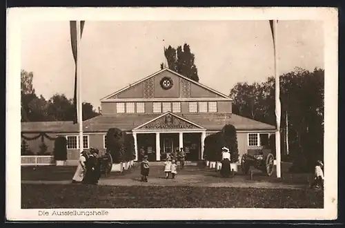 AK Frankfurt am Main, Deutsche Kriegsausstellung 1916, Ausstellungshalle