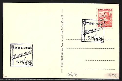 AK Gobelins, Exposition, Pavillon d`Autriche, Detial d`Intérieur