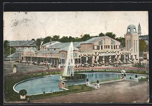 AK Zwickau, Gewerbe- und Industrie-Ausstellung 1906, Hauptrestaurant und Variéte