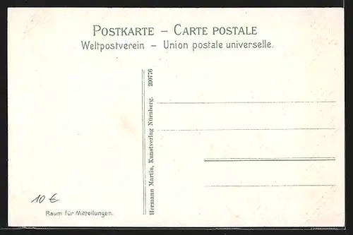 Künstler-AK Nürnberg, Bayerische Jubiläums-Landes-Industrie-Gewerbe und Kunstausstellung 1906, Bay. Staat