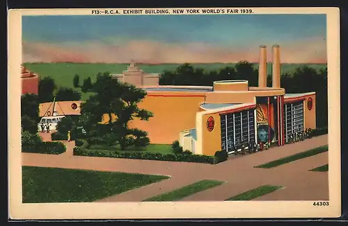 AK New York, NY, World`s Fair 1939, R. C. A. Exhibit Building