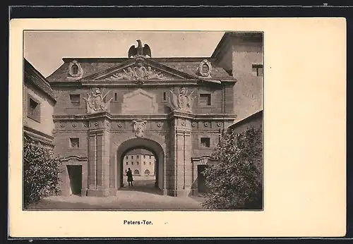 AK Leipzig, Intern. Baufachausstellung mit Sonderausstellungen 1913, Peters-Tor