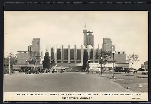 AK Chicago, IL, Century of Progress International Exposition 1933, The Hall of Science