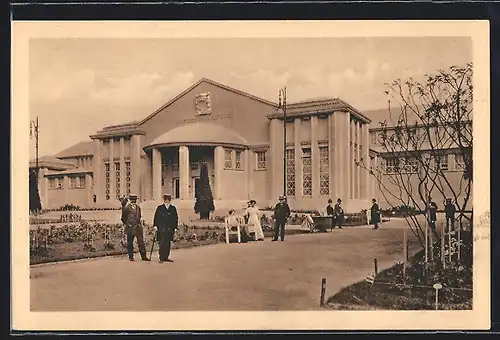 AK Leipzig, Intern. Baufachausstellung mit Sonderausstellung 1913, Halle f. hygien. Baueinrichtungen