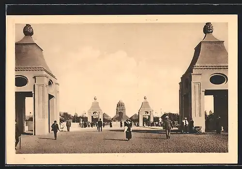 AK Leipzig, Intern. Baufach-Ausstellung 1913, Strasse des 18. Oktober