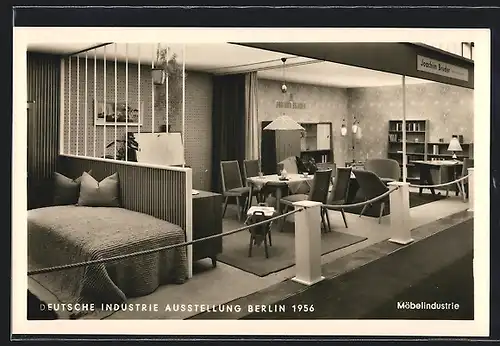 AK Berlin, Deutsche Industrie Ausstellung 1956, Möbelindustrie