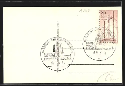 AK Berlin, Deutsche Industrie Ausstellung 1956, Möbelindustrie