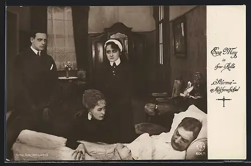 AK Filmszene aus Stürme mit Eva May