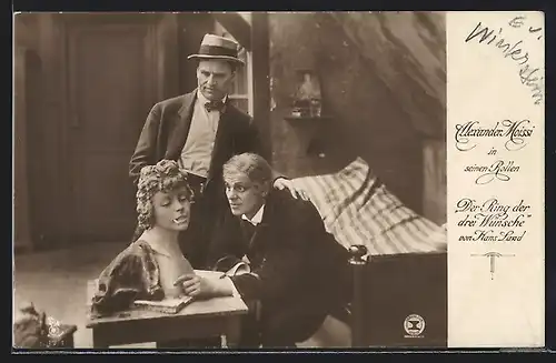 AK Filmszene aus Der Ring der drei Wünsche, Alexander Moissi