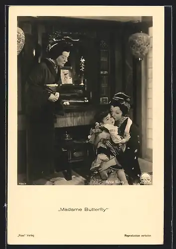 AK Film Madame Butterfly, Schauspielerin Sylvia Sidney