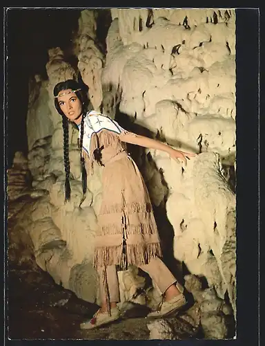 AK Karl May Film Winnetou 2. Teil, Schauspielerin Karin Dor