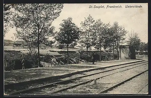 AK St-Souplet, Unterstände