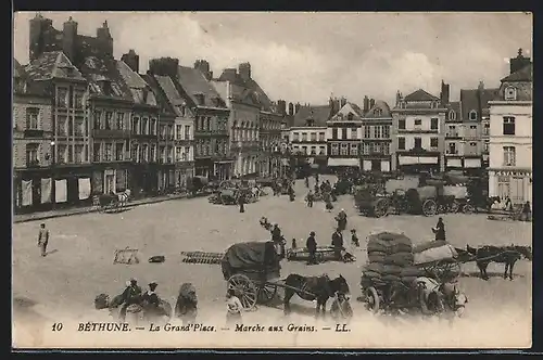 AK Béthune, La Grand`Place, Marche aux Grains