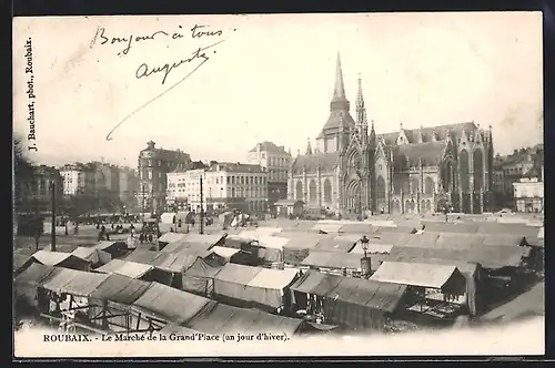 AK Roubaix, le Marché de la Grand Place
